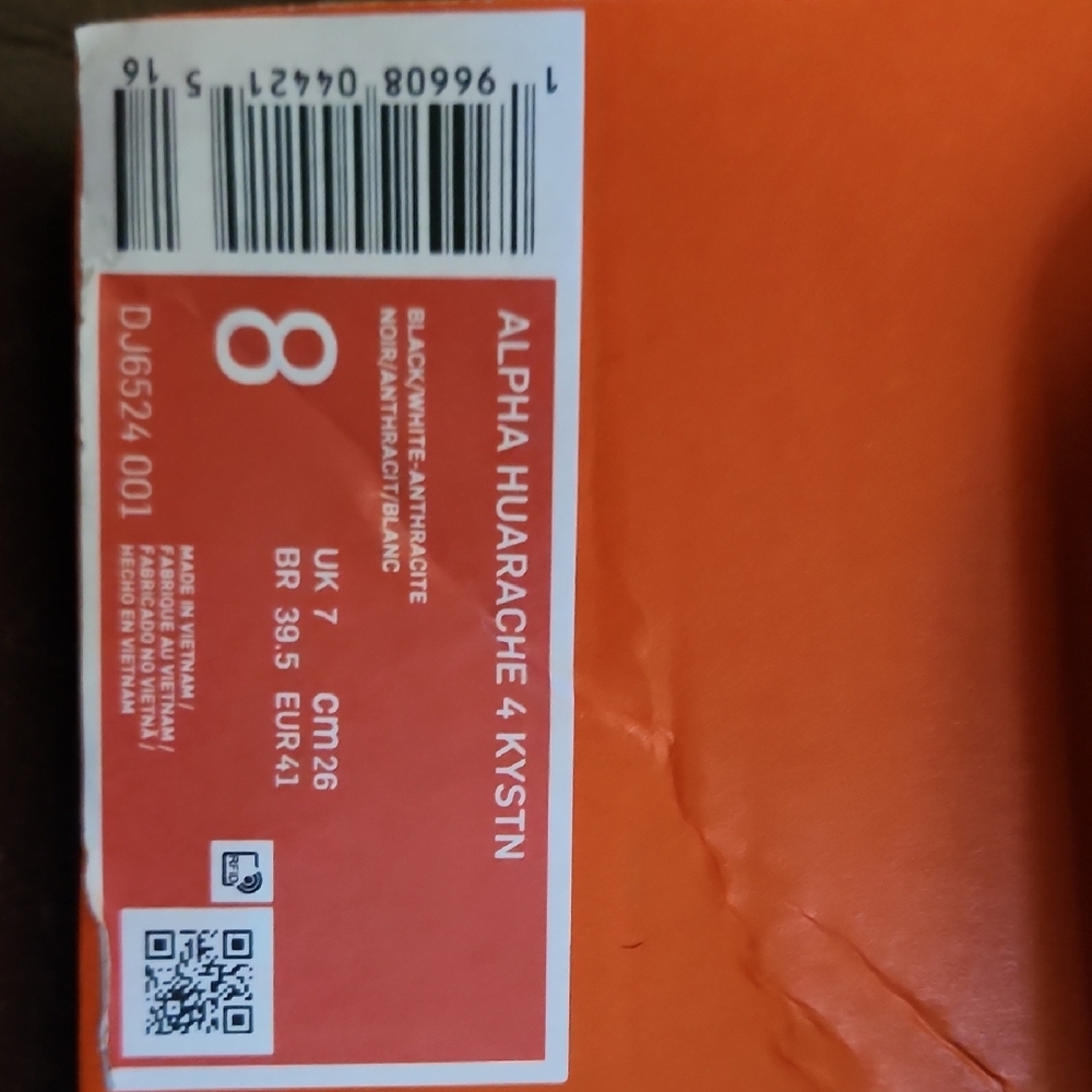 Nike BASEBALL CLEATS Alpha Huarache 4 Kystn in Black and White